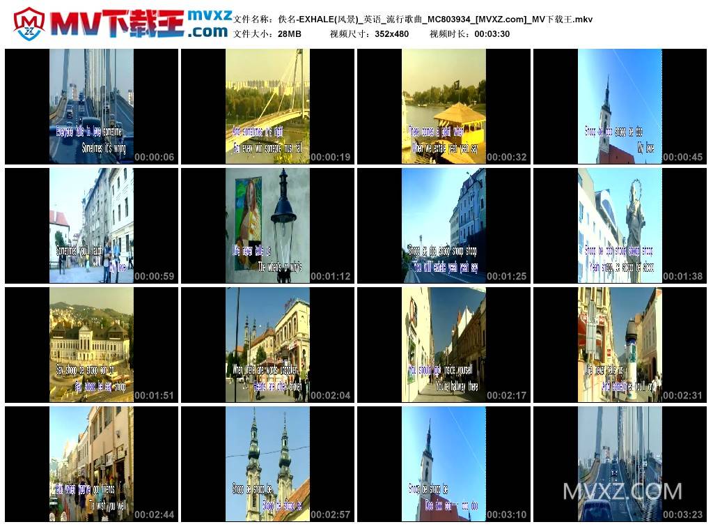 佚名-EXHALE(风景)_英语_流行歌曲_MC803934